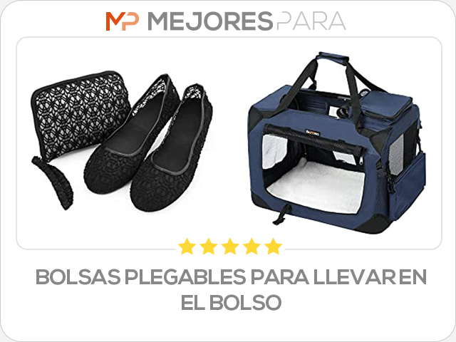 bolsas plegables para llevar en el bolso