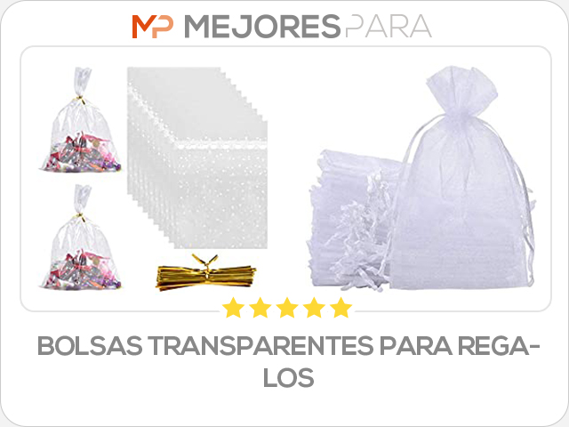 bolsas transparentes para regalos