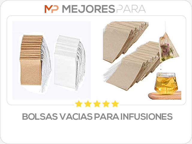 bolsas vacias para infusiones