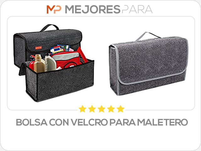 bolsa con velcro para maletero