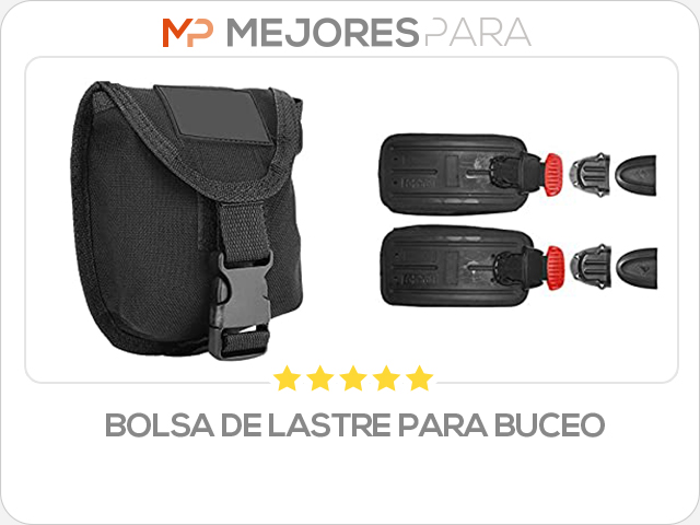 bolsa de lastre para buceo