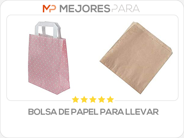 bolsa de papel para llevar