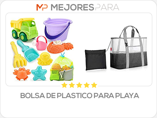 bolsa de plastico para playa