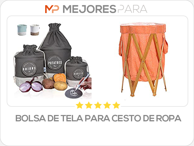 bolsa de tela para cesto de ropa