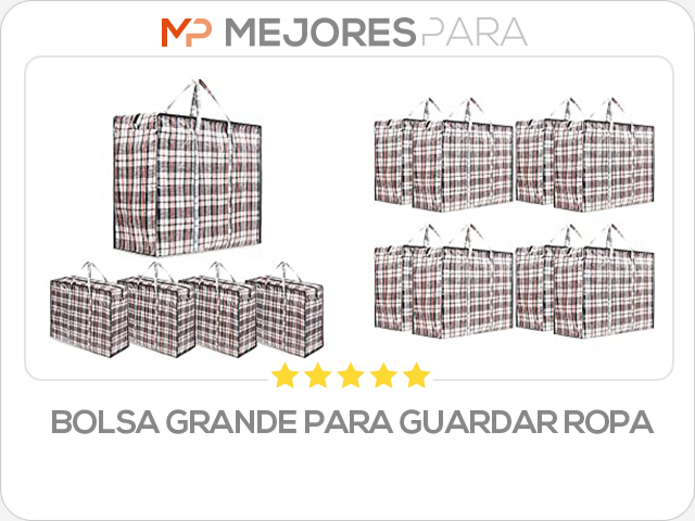 bolsa grande para guardar ropa