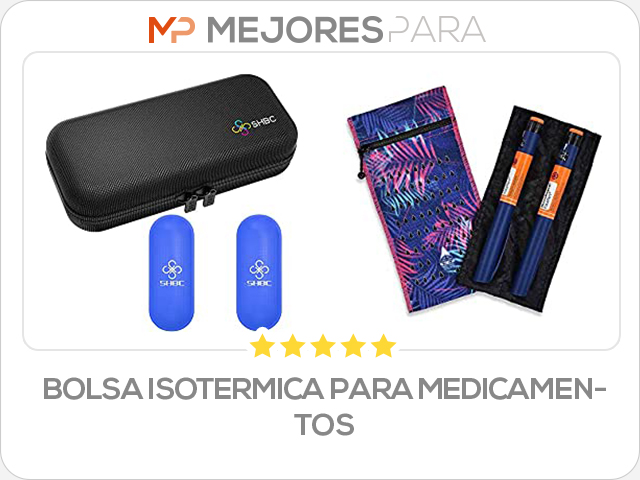 bolsa isotermica para medicamentos