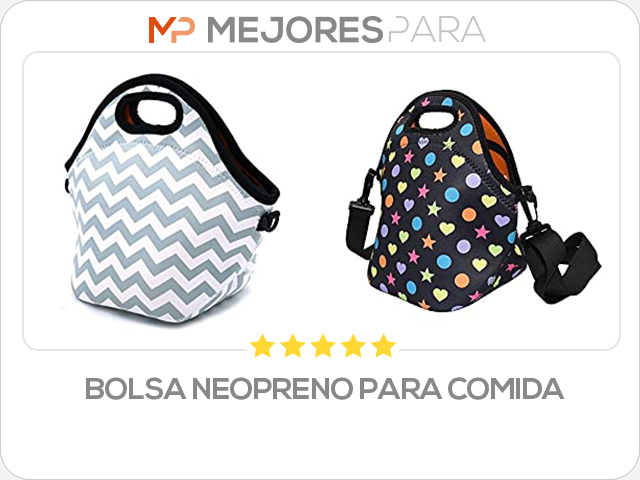 bolsa neopreno para comida