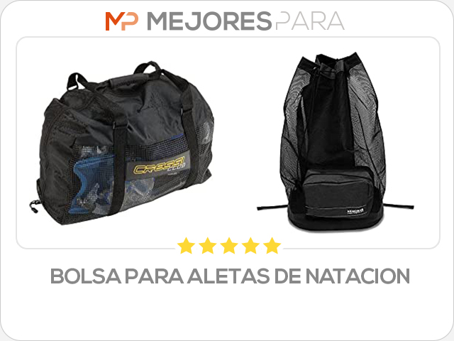 bolsa para aletas de natacion