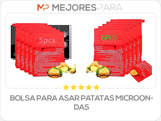 bolsa para asar patatas microondas