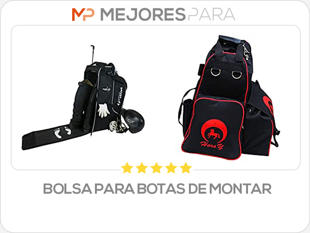 bolsa para botas de montar