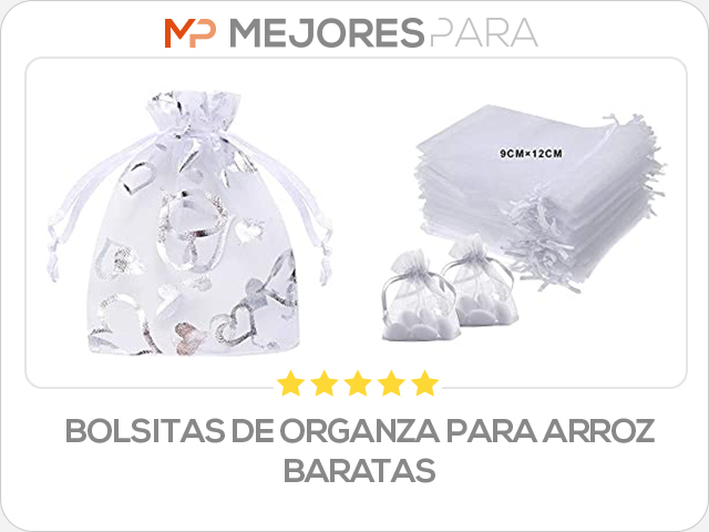 bolsitas de organza para arroz baratas