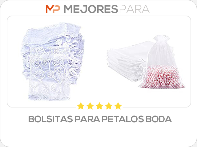 bolsitas para petalos boda