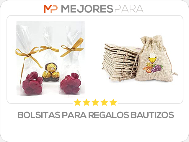 bolsitas para regalos bautizos