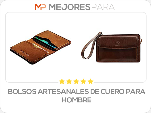 bolsos artesanales de cuero para hombre