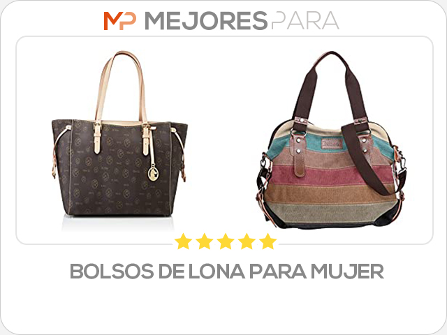 bolsos de lona para mujer