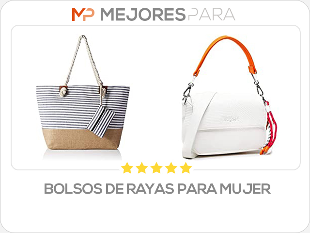 bolsos de rayas para mujer