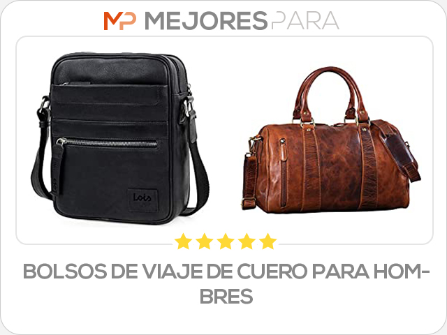 bolsos de viaje de cuero para hombres