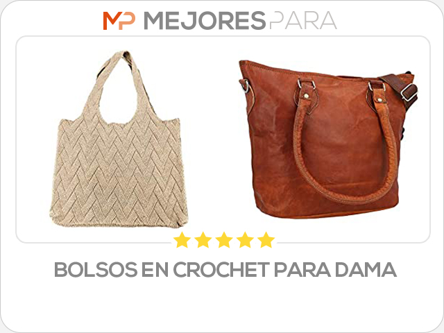 bolsos en crochet para dama