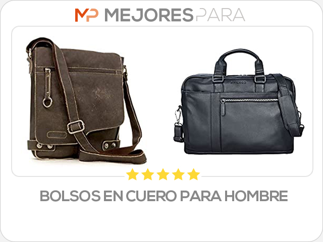 bolsos en cuero para hombre