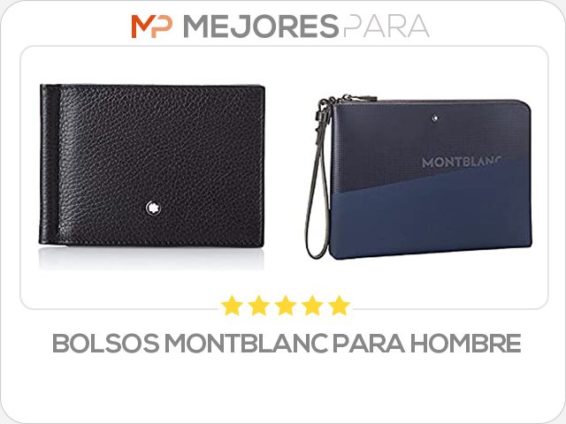 bolsos montblanc para hombre