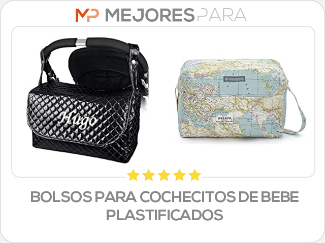 bolsos para cochecitos de bebe plastificados