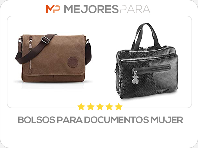 bolsos para documentos mujer