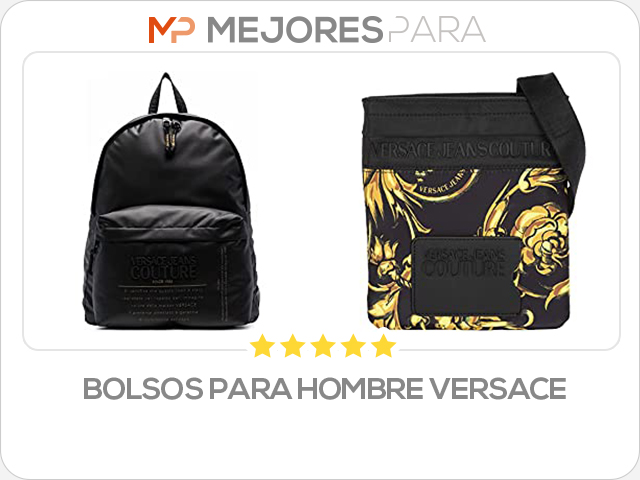 bolsos para hombre versace