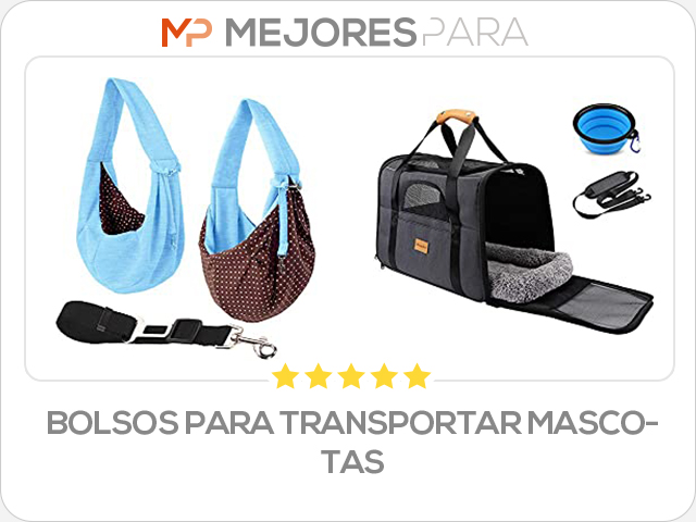 bolsos para transportar mascotas