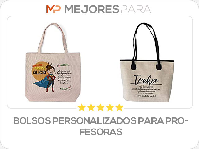 bolsos personalizados para profesoras