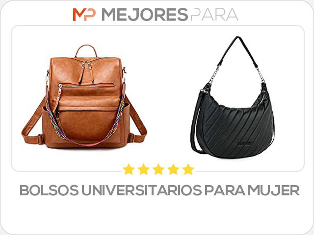 bolsos universitarios para mujer