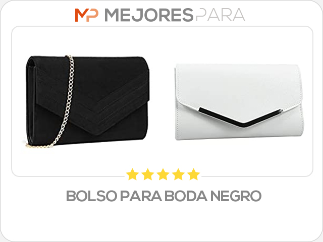 bolso para boda negro