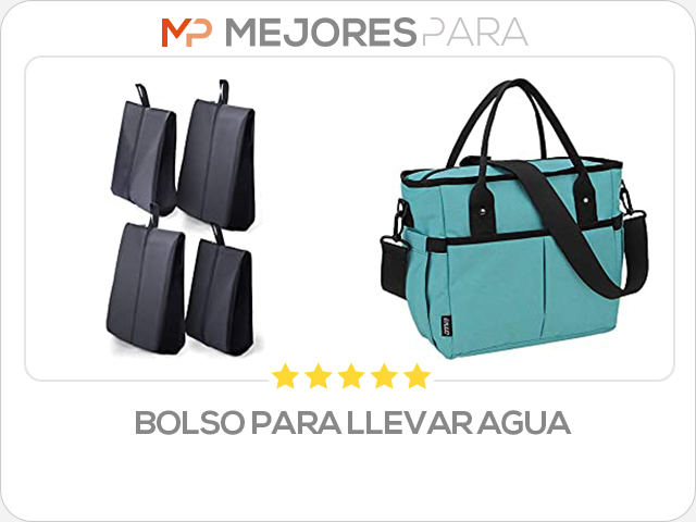 bolso para llevar agua