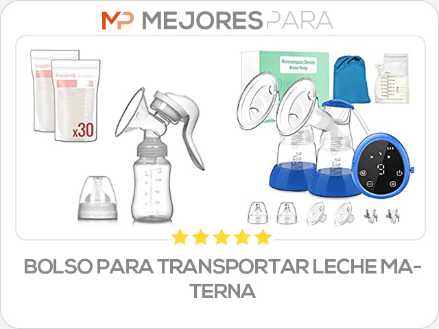 bolso para transportar leche materna