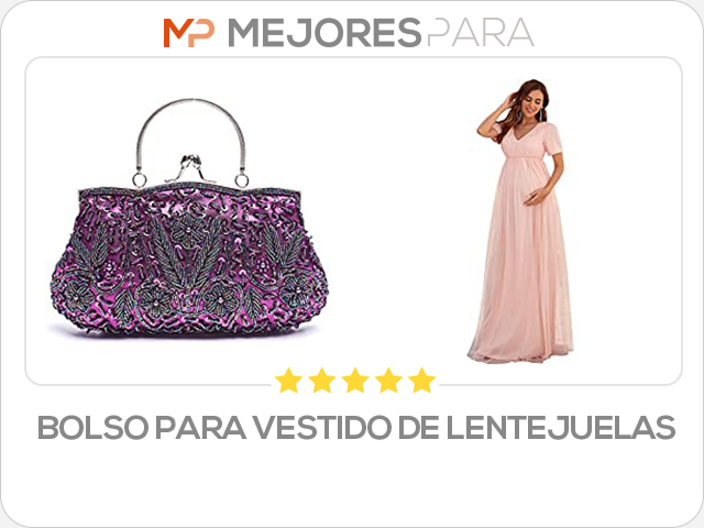 bolso para vestido de lentejuelas