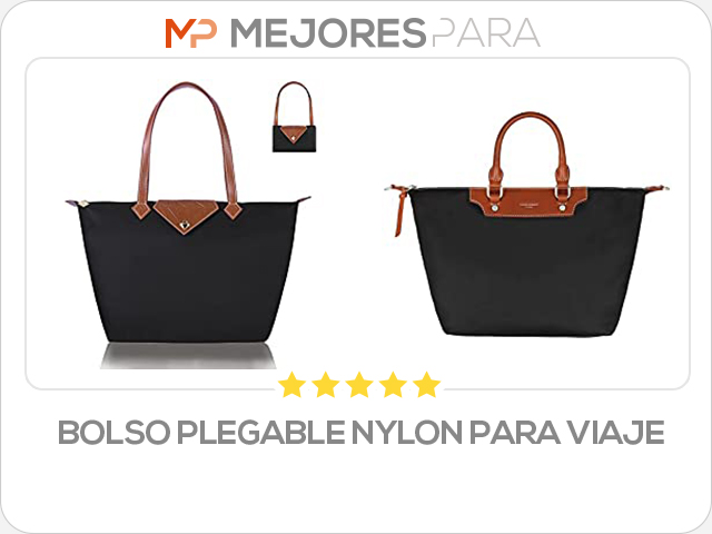 bolso plegable nylon para viaje