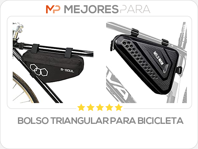 bolso triangular para bicicleta