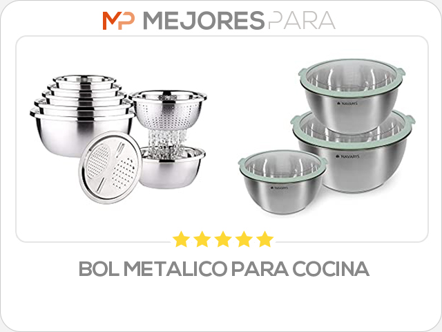 bol metalico para cocina