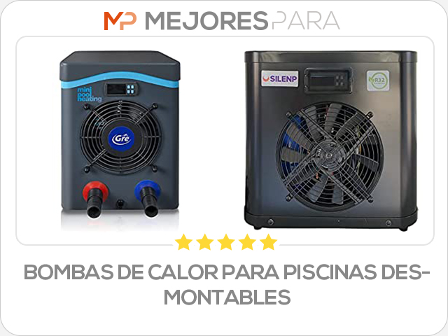 bombas de calor para piscinas desmontables