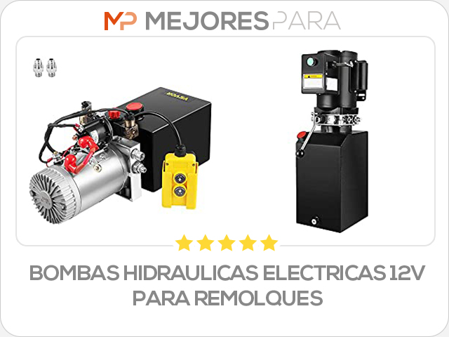 bombas hidraulicas electricas 12v para remolques