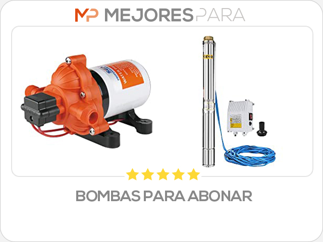 bombas para abonar