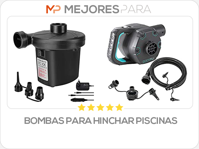 bombas para hinchar piscinas