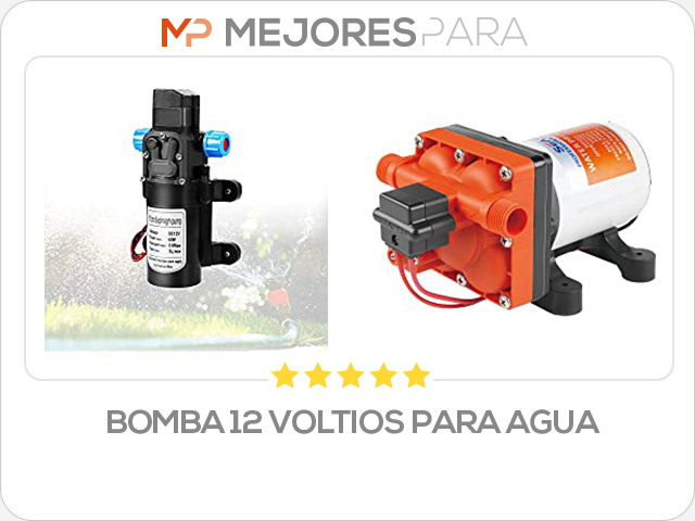 bomba 12 voltios para agua