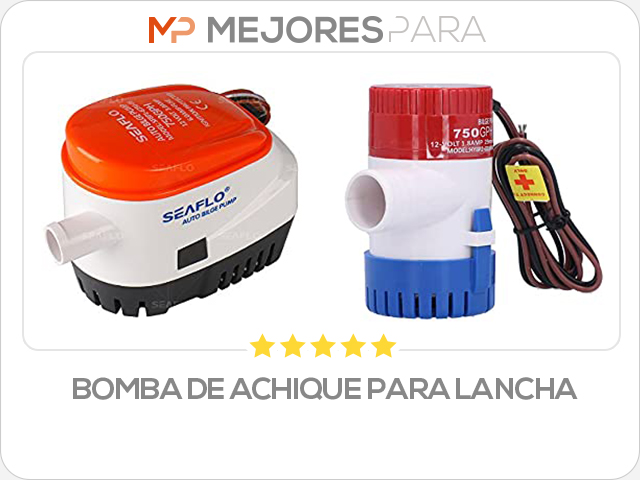 bomba de achique para lancha