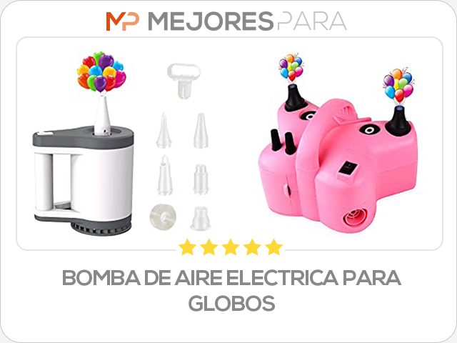 bomba de aire electrica para globos