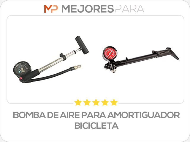 bomba de aire para amortiguador bicicleta