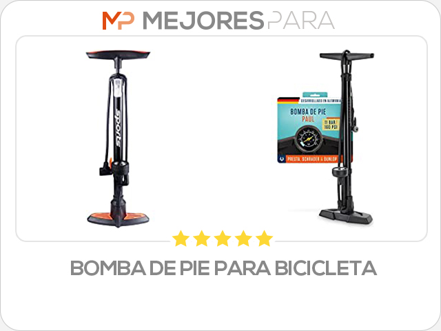 bomba de pie para bicicleta