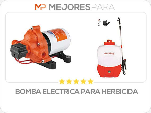 bomba electrica para herbicida