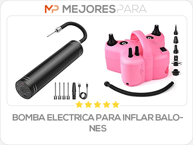 bomba electrica para inflar balones