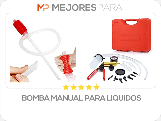 bomba manual para liquidos