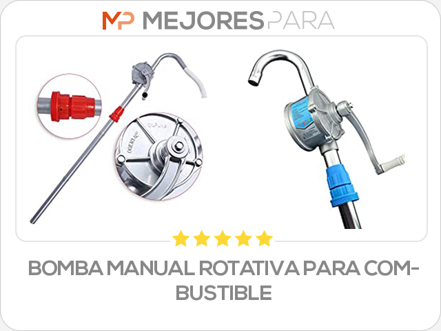 bomba manual rotativa para combustible